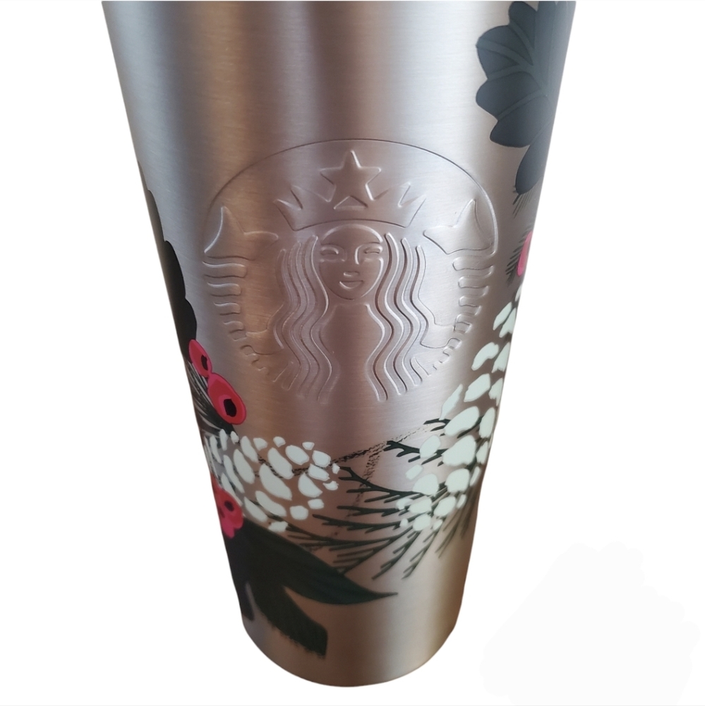 Starbucks 24oz Stainless Steel Logo Tumbler Silver - Picture 2 of 10